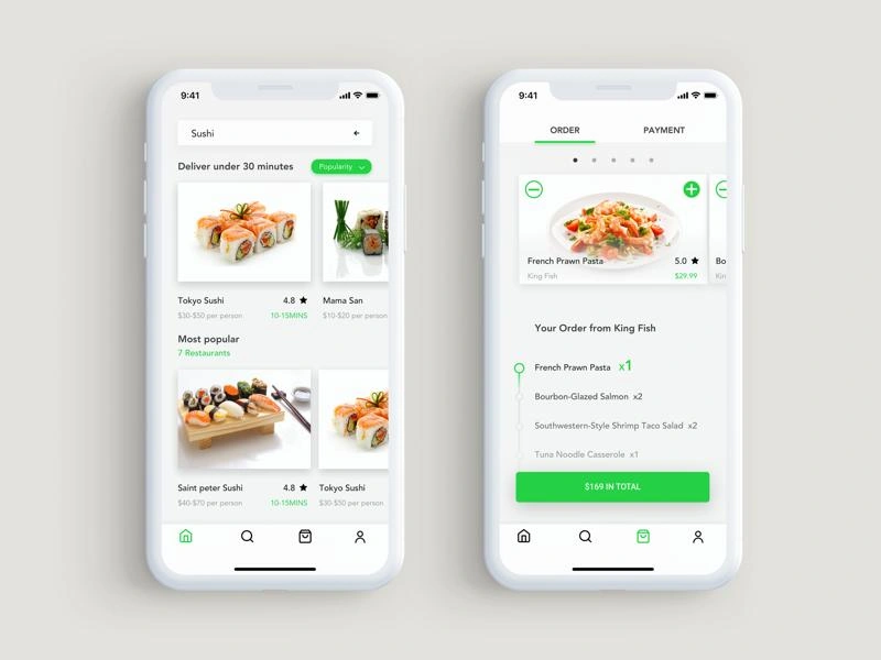 uber eats menu